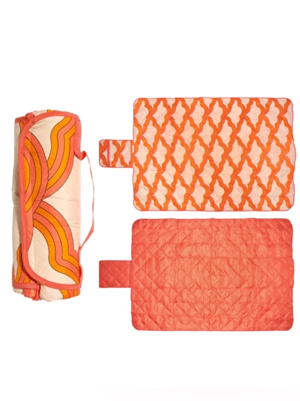 Society6 x Circa78Designs Retro
Picnic Blanket – Pink & Orange – 50" x 70 NWOT